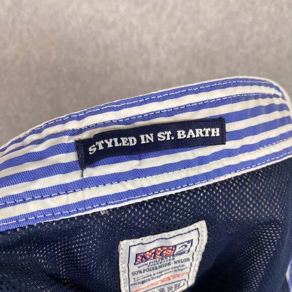 MC2 Saint Barth Shorts Mens L Striped Swim Short Lined - Picture 8 of 9